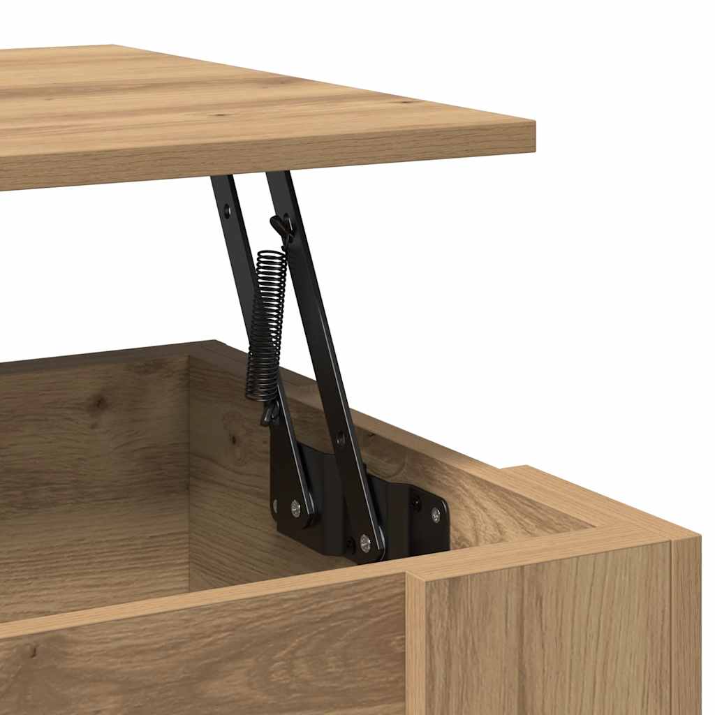 vidaXL Couchtisch Artisan-Eiche 79x49x41 cm Holzwerkstoff
