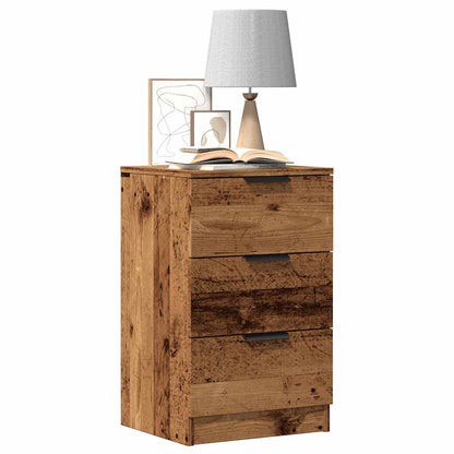 vidaXL Tables de chevet 2 pcs Aspect bois de récupération 40x36x65 cm Bois d'ingénierie