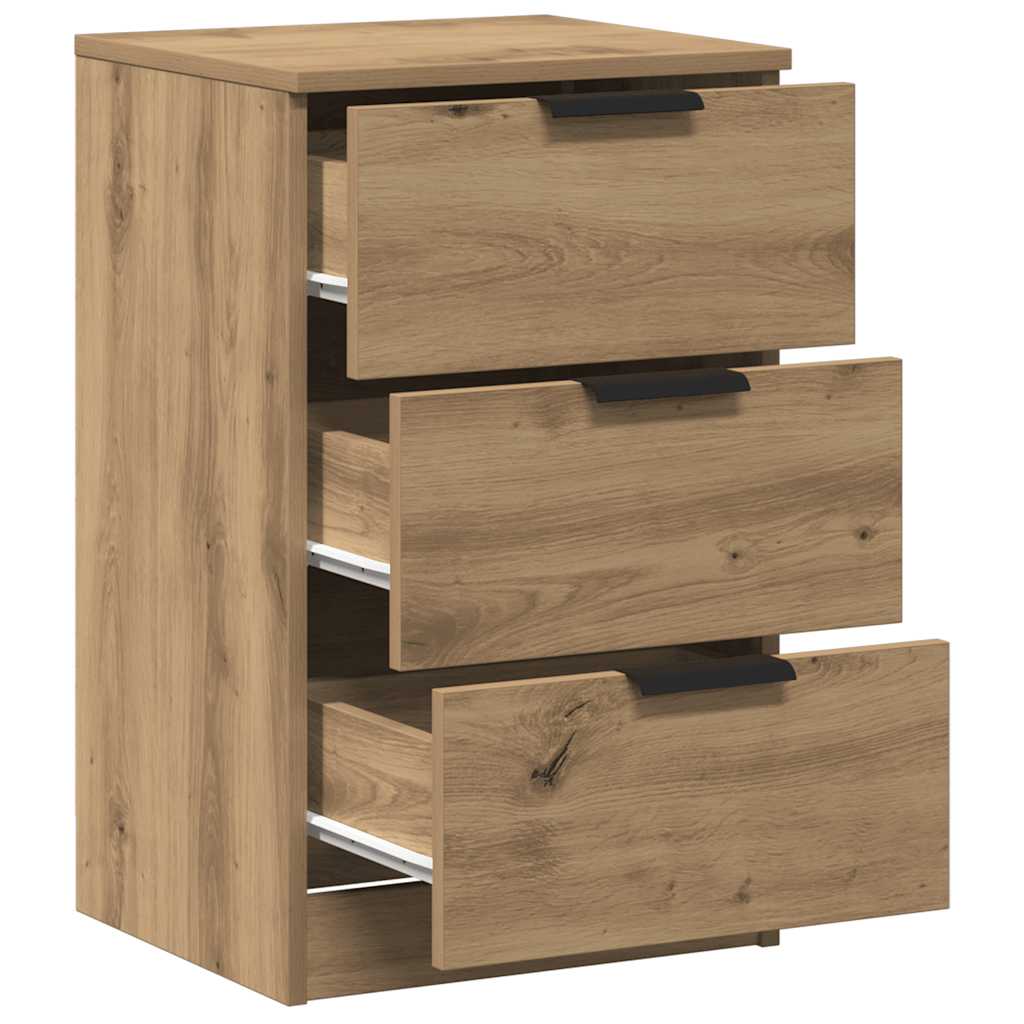 vidaXL Nachttisch Artisan-Eiche 40x36x65 cm Holzwerkstoff
