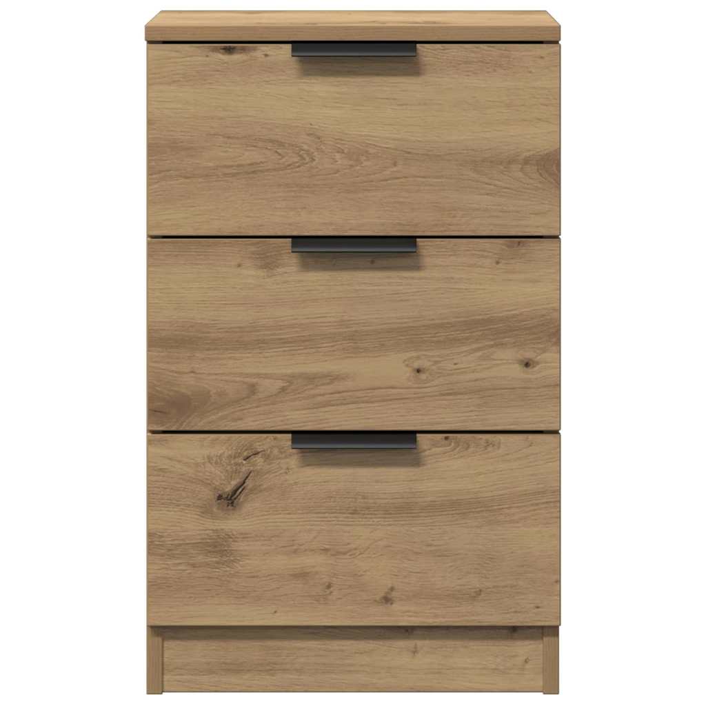 vidaXL Tables de chevet 2 pcs Chêne artisanal 40x36x65 cm Bois d'ingénierie