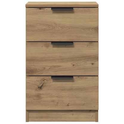 vidaXL Tables de chevet 2 pcs Chêne artisanal 40x36x65 cm Bois d'ingénierie