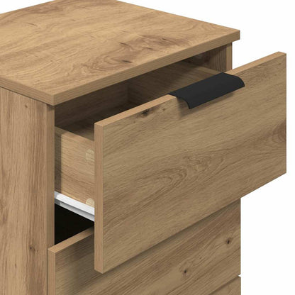 vidaXL Tables de chevet 2 pcs Chêne artisanal 40x36x65 cm Bois d'ingénierie
