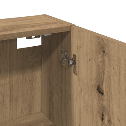 vidaXL Wand-Badschrank Artisan-Eiche 32x20x67 cm
