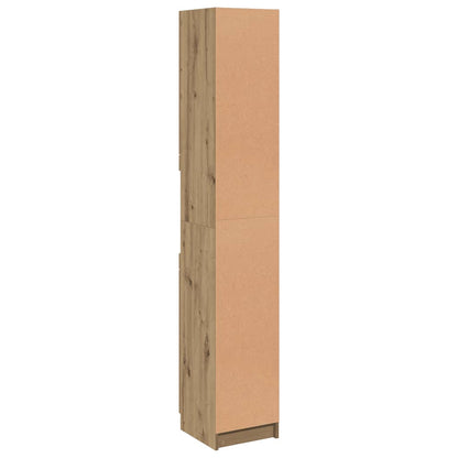 vidaXL Badschrank Artisan-Eiche 32x34x188,5 cm Holzwerkstoff