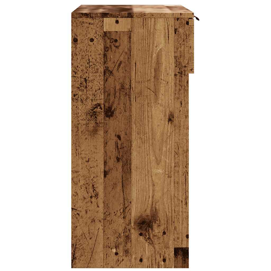 vidaXL Konsolentisch Altholz-Optik 90x36x75 cm Holzwerkstoff