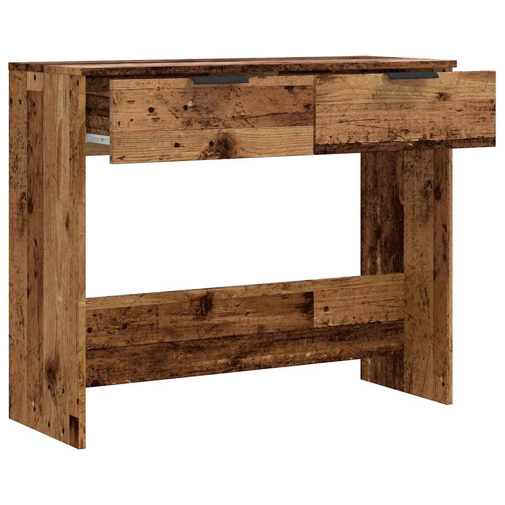 vidaXL Konsolentisch Altholz-Optik 90x36x75 cm Holzwerkstoff