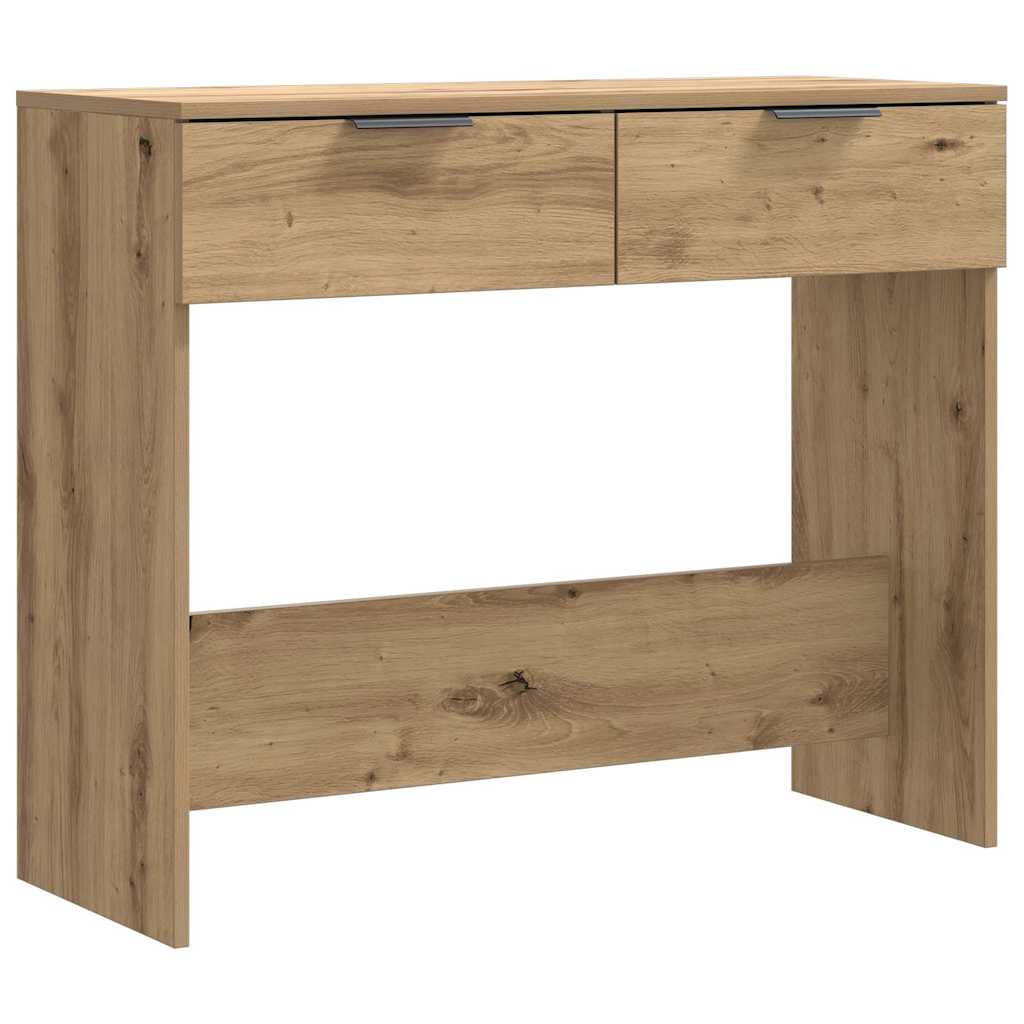 vidaXL Table console chêne artisanat 90x36x75 cm Bois d'ingénierie