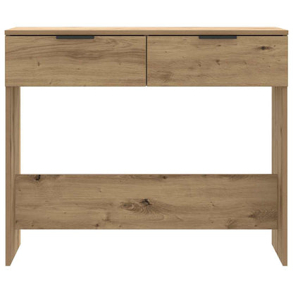 vidaXL Table console chêne artisanat 90x36x75 cm Bois d'ingénierie