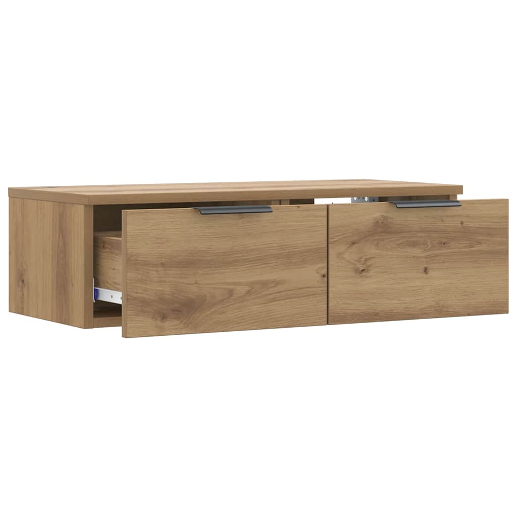 vidaXL Armoire murale chêne artisan 68x30x20 cm bois d'ingénierie