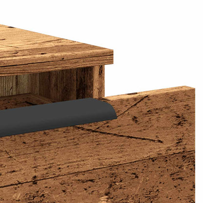 vidaXL Meuble mural en aggloméré aspect bois de récupération 102x30x20 cm