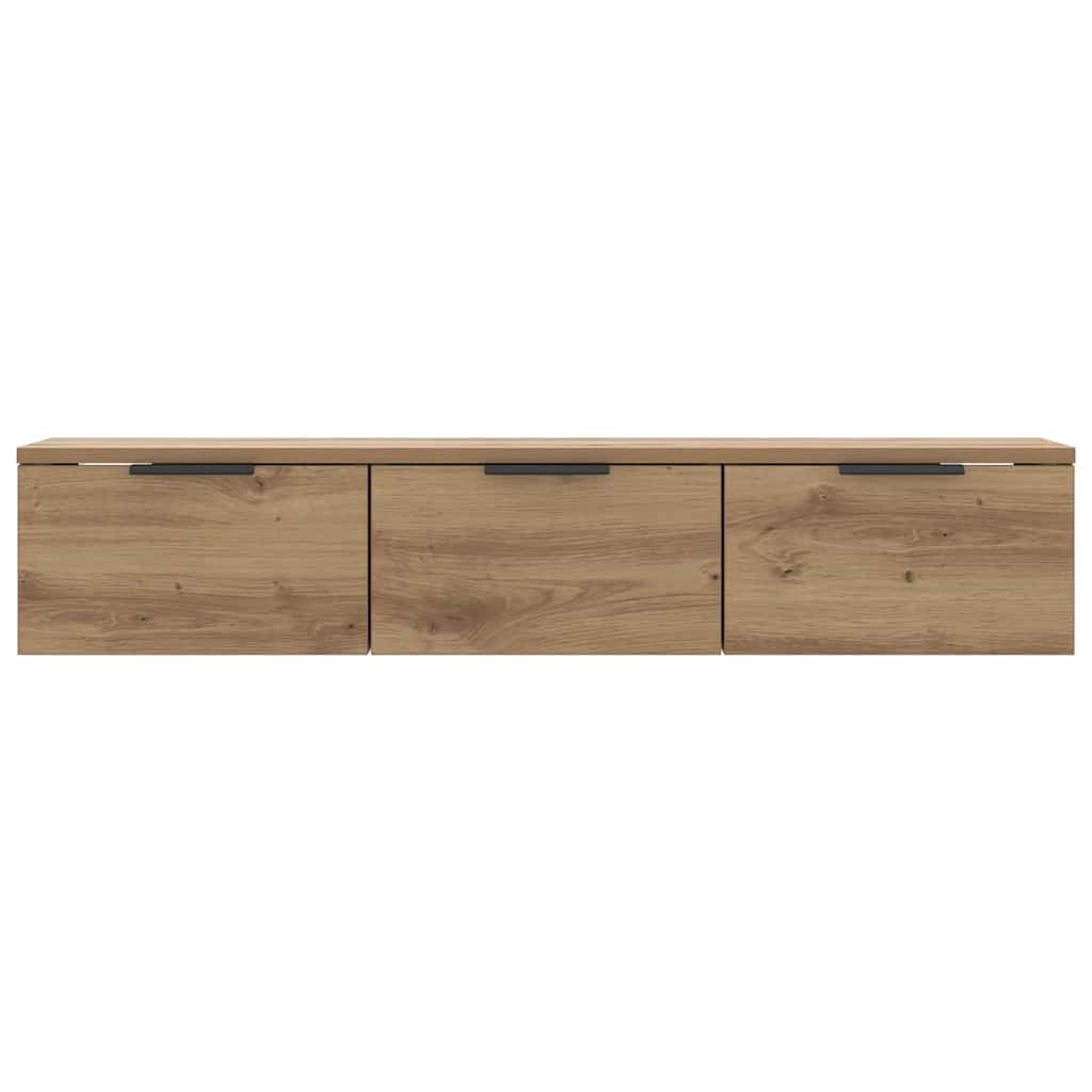 vidaXL Wandschrank Artisan-Eiche 102x30x20 cm Holzwerkstoff