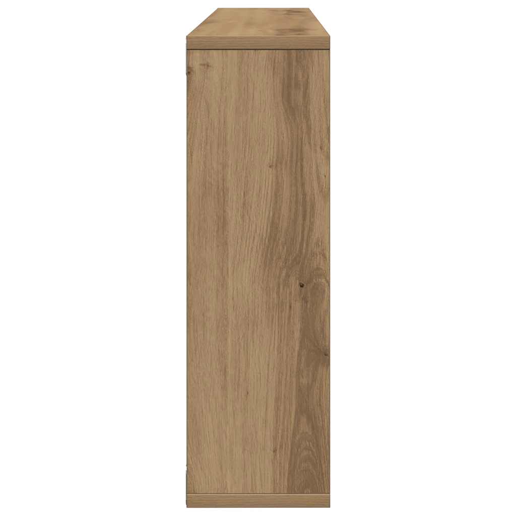 vidaXL Wandregal Artisan-Eiche 85 x 16 x 52,5 cm Holzwerkstoff