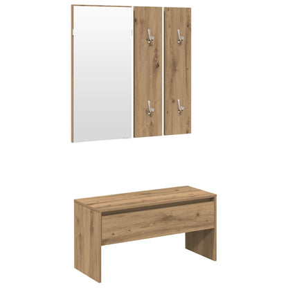 Garderoben-Set Artisan-Eiche Holzwerkstoff