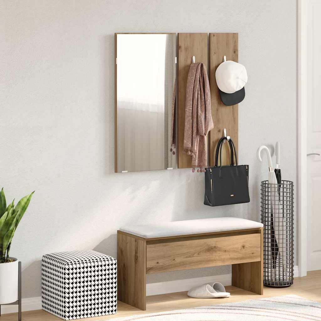 Garderoben-Set Artisan-Eiche Holzwerkstoff