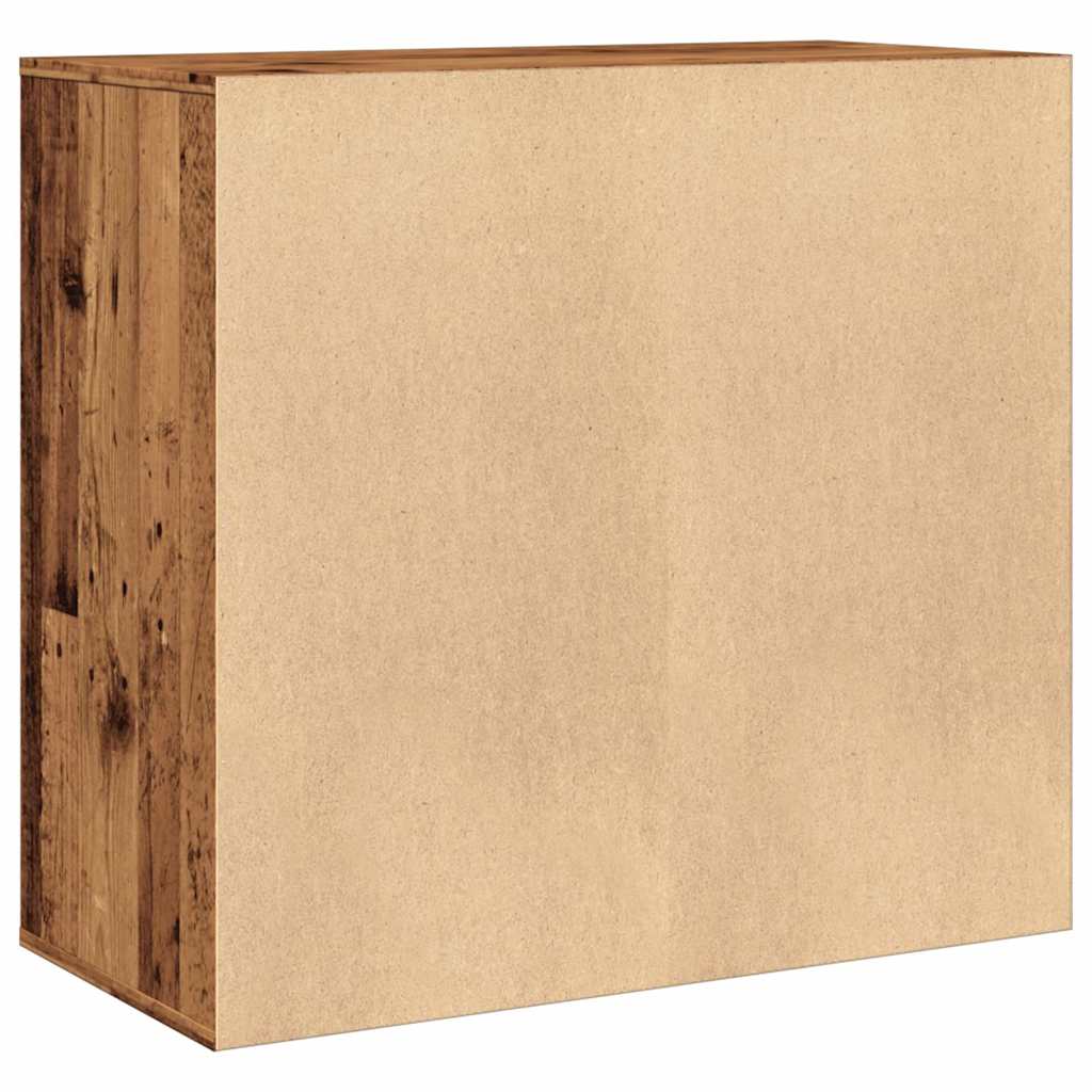 vidaXL Kosmetikschrank Altholz-Optik 80x40x75 cm Holzwerkstoff
