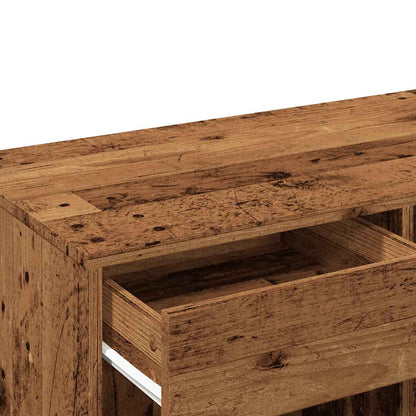 vidaXL Kosmetikschrank Altholz-Optik 80x40x75 cm Holzwerkstoff