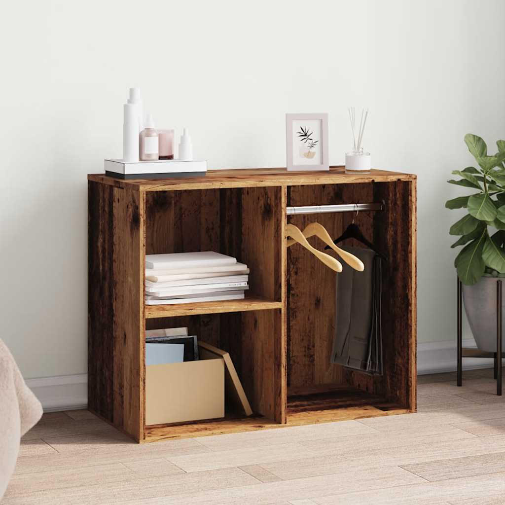 vidaXL Armoire dressing en bois de récupération 80x40x65 cm, bois d'ingénierie
