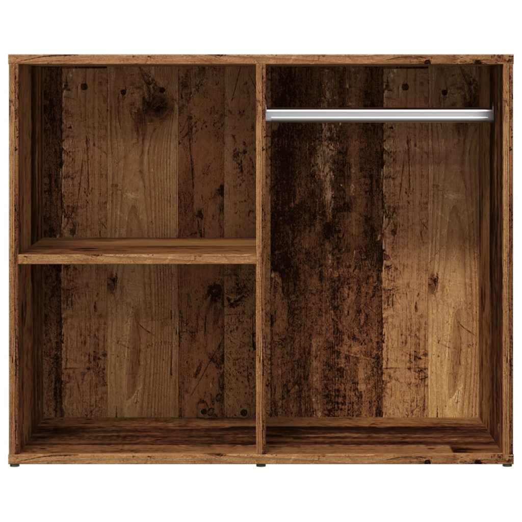 vidaXL Armoire dressing en bois de récupération 80x40x65 cm, bois d'ingénierie