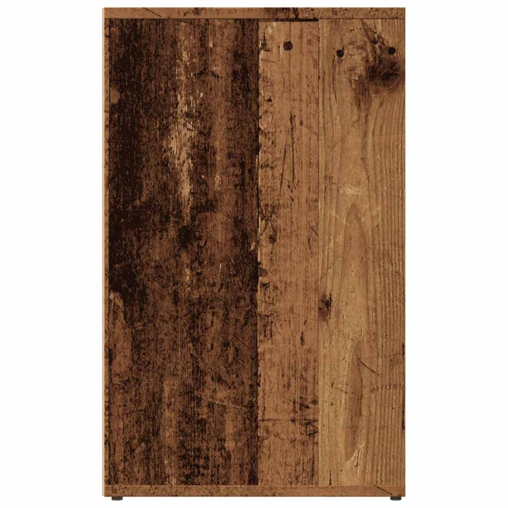 vidaXL Armoire dressing en bois de récupération 80x40x65 cm, bois d'ingénierie