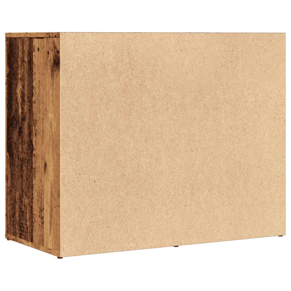 vidaXL Armoire dressing en bois de récupération 80x40x65 cm, bois d'ingénierie