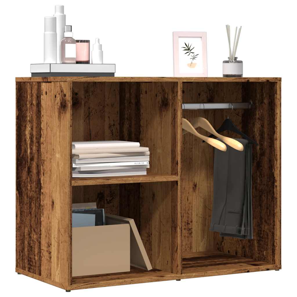 vidaXL Armoire dressing en bois de récupération 80x40x65 cm, bois d'ingénierie