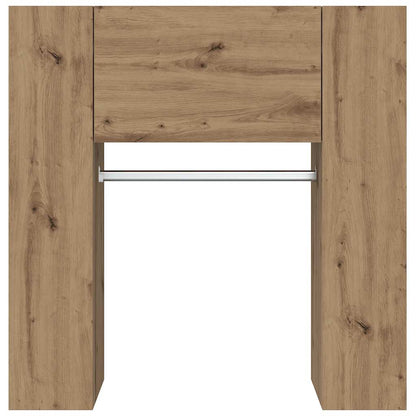 vidaXL Flurschrank Artisan-Eiche 97,5x37x99 cm Holzwerkstoff