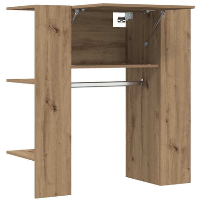 vidaXL Flurschrank Artisan-Eiche 97,5x37x99 cm Holzwerkstoff