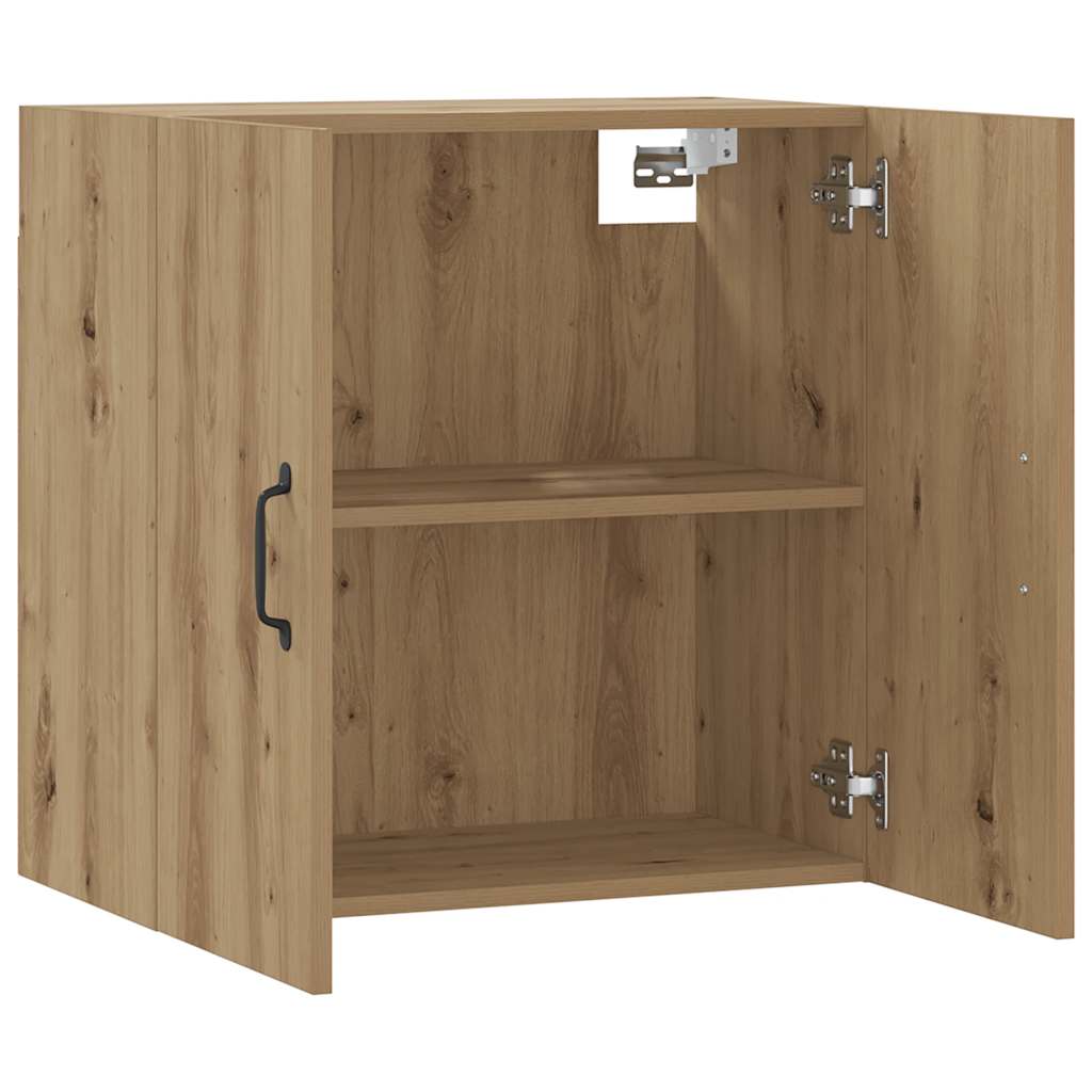 vidaXL Armoire murale en bois d'ingénierie chêne artisan 60x31x60 cm