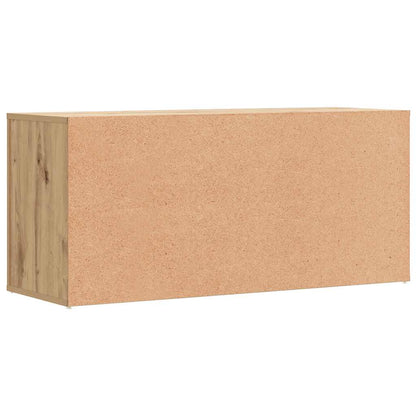 Schuhbank Artisan-Eiche 100x35x45 cm Holzwerkstoff