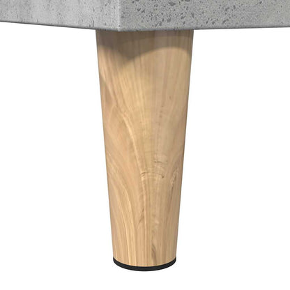 vidaXL Badschrank Betongrau 30x30x190 cm Holzwerkstoff
