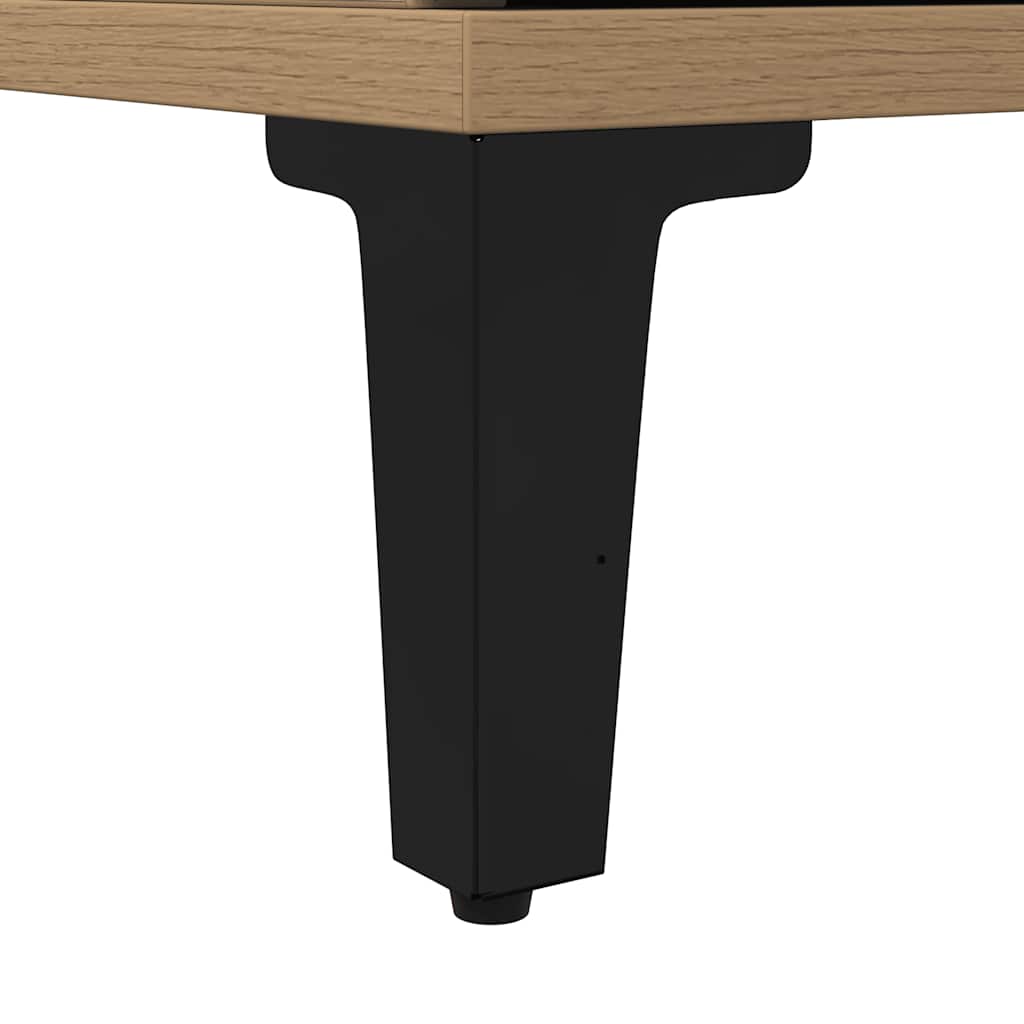 vidaXL Meuble de salle de bain chêne artisan 30x30x190 cm bois d'ingénierie
