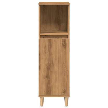 vidaXL Badschrank Artisan-Eiche 30x30x100 cm Holzwerkstoff