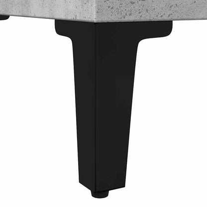 vidaXL Meuble de salle de bain gris béton 30x30x100 cm en bois d'ingénierie