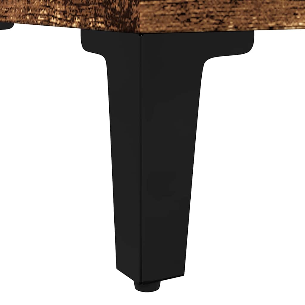 vidaXL Badschrank Altholz-Optik 30x30x100 cm Holzwerkstoff