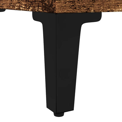 vidaXL Badschrank Altholz-Optik 30x30x100 cm Holzwerkstoff