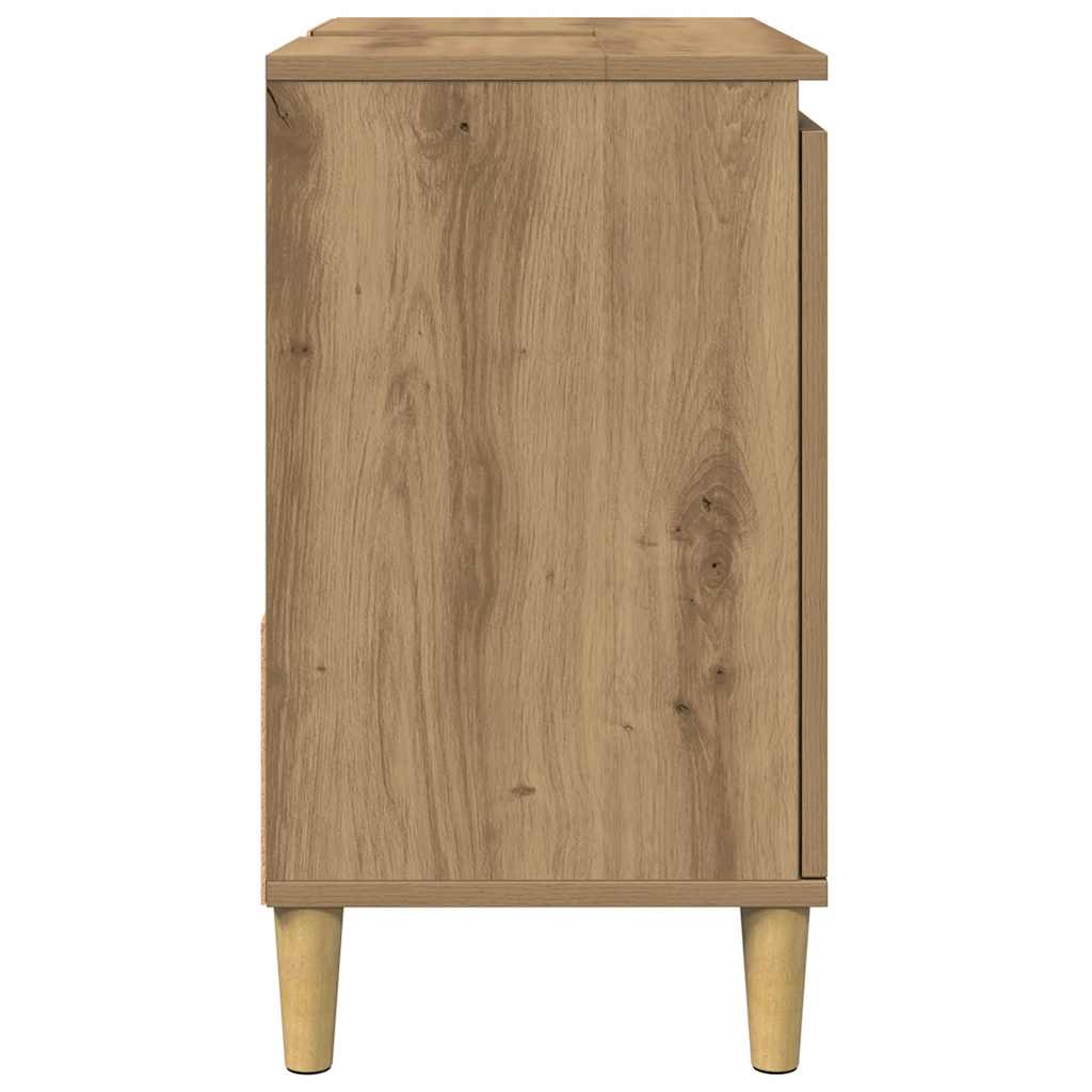 Meuble sous-vasque vidaXL chêne artisan 65x33x60 cm bois d'ingénierie