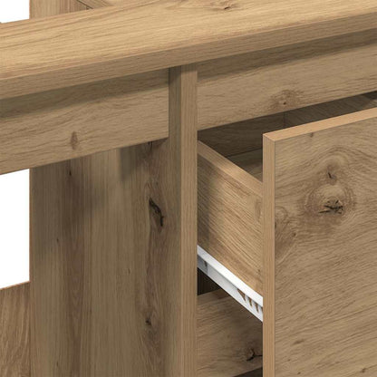 Meuble sous-vasque vidaXL chêne artisan 65x33x60 cm bois d'ingénierie