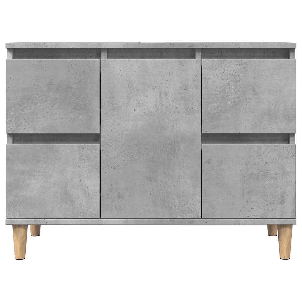 Meuble sous-vasque vidaXL gris béton 80x33x60 cm bois d'ingénierie