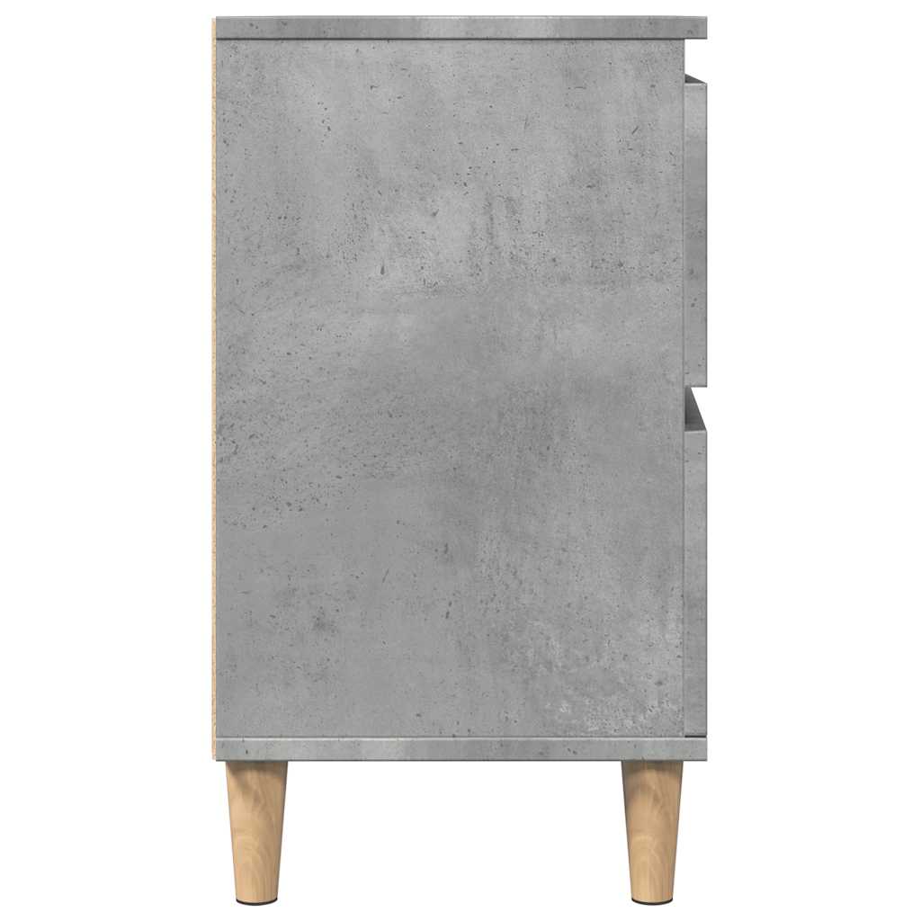 Meuble sous-vasque vidaXL gris béton 80x33x60 cm bois d'ingénierie