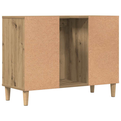 vidaXL Meuble sous-lavabo chêne artisan 80x33x60 cm Bois d'ingénierie