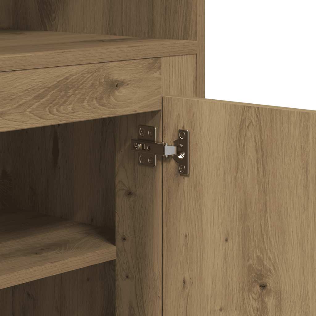 Highboard Artisan-Eiche 60x35,5x103,5 cm Holzwerkstoff