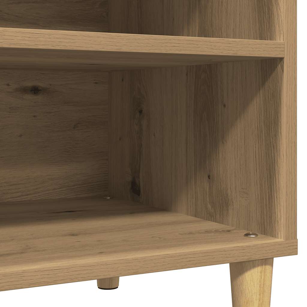vidaXL Plattenschrank Artisan-Eiche 84,5x38x48 cm Holzwerkstoff