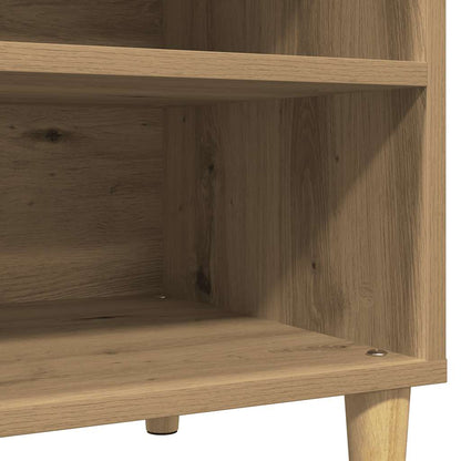 vidaXL Plattenschrank Artisan-Eiche 84,5x38x48 cm Holzwerkstoff