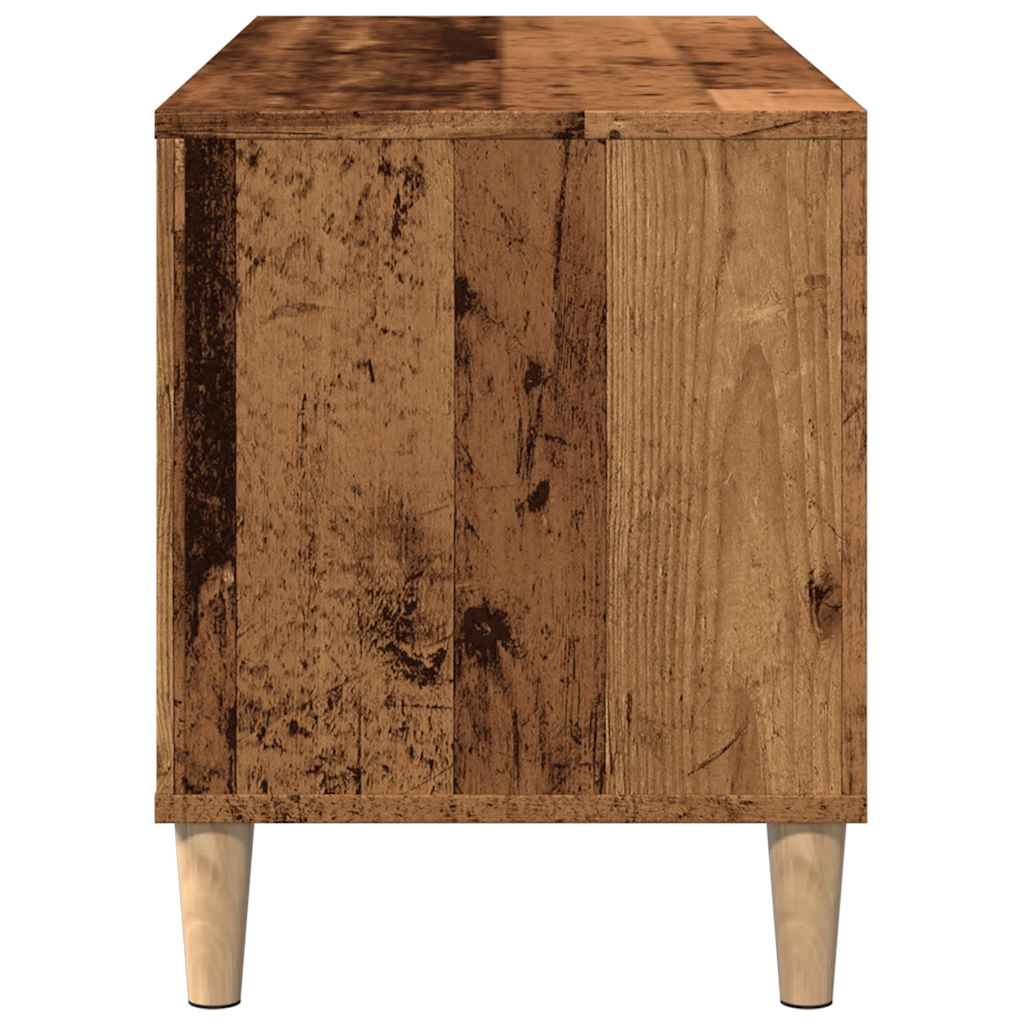 vidaXL Plattenschrank Altholz-Optik 100x38x48 cm Holzwerkstoff