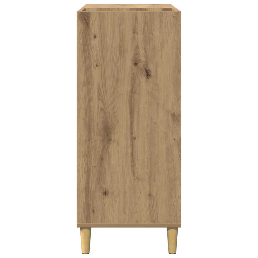 vidaXL Plattenschrank Artisan-Eiche 84,5x38x89 cm Holzwerkstoff