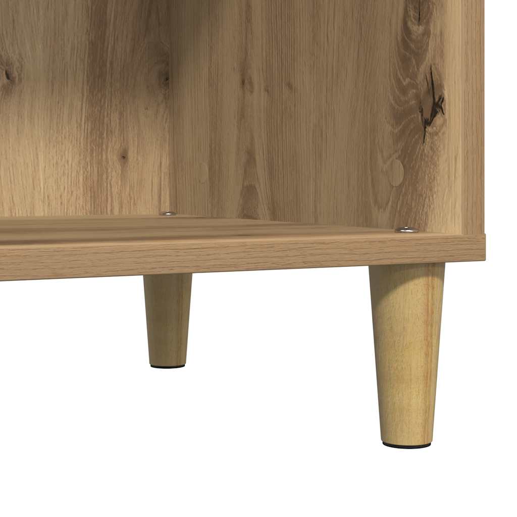 vidaXL Plattenschrank Artisan-Eiche 84,5x38x89 cm Holzwerkstoff