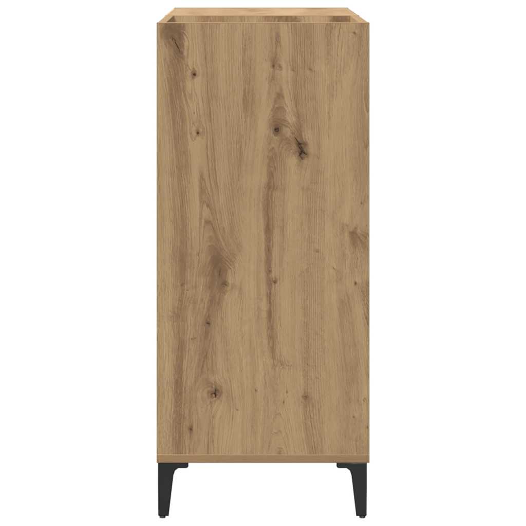 Plattenschrank Artisan-Eiche 84,5x38x89 cm Holzwerkstoff