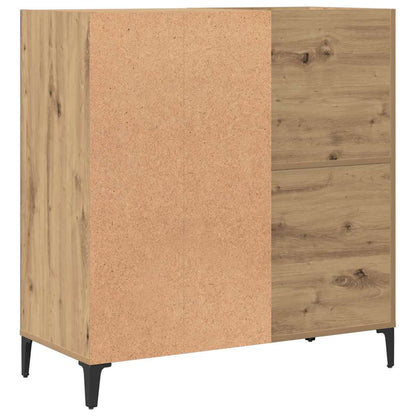 Plattenschrank Artisan-Eiche 84,5x38x89 cm Holzwerkstoff