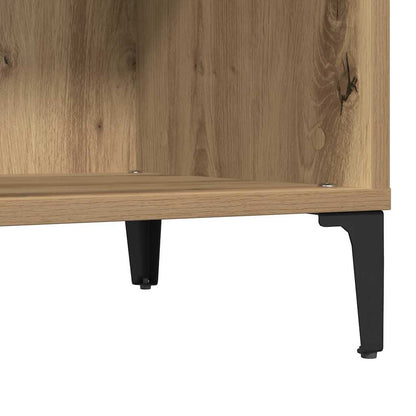 Plattenschrank Artisan-Eiche 84,5x38x89 cm Holzwerkstoff