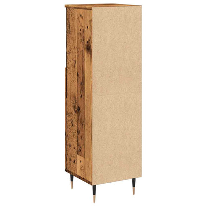 vidaXL Armoire de salle de bain aspect bois de récupération 30x30x100 cm bois d'ingénierie